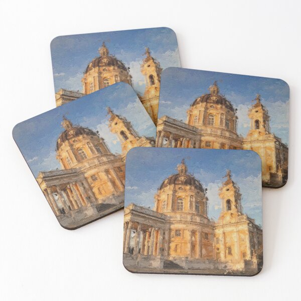 Item preview, Basilica of Superga Italy at sunset designed and sold by ritadilalla.