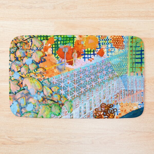 Item preview, Bus Stop Painting (Bright, Detailed, Abstraction) designed and sold by artfulnotebook.