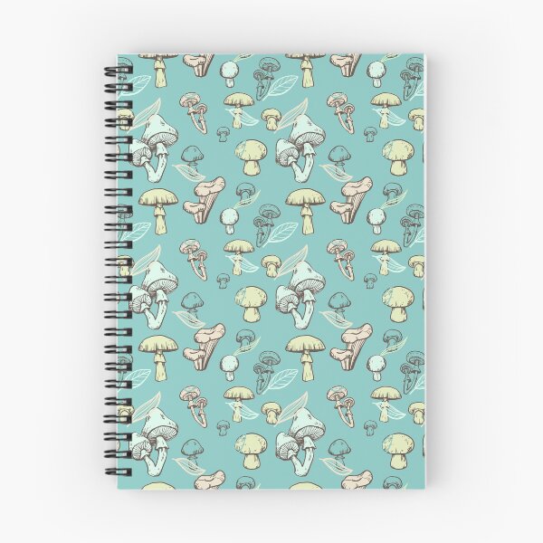 Item preview, Colorful Hand Drawn Mushroom Pattern Fungi Texture Monte Carlo Green designed and sold by SoccaTamam.