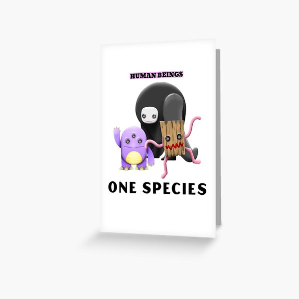 Item preview, Human Beings, One Species designed and sold by NeaftyFinds.