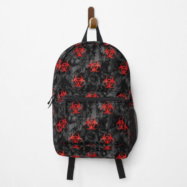 Item preview, Grungy Biohazard Red on Black designed and sold by Paisley Yazel.
