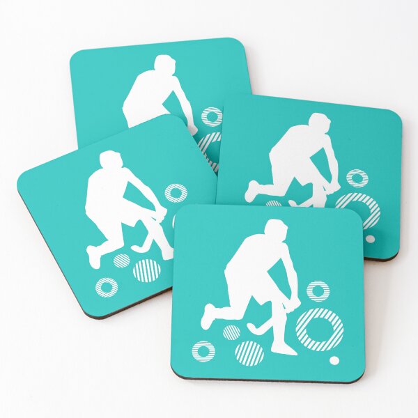 Item preview, Hockey player light turquoise designed and sold by hookfreaks.