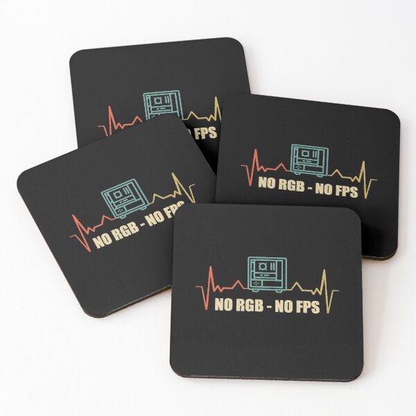 Item preview, No RGB No FPS PC Heartbeat Retro Vintage designed and sold by RedQuality.