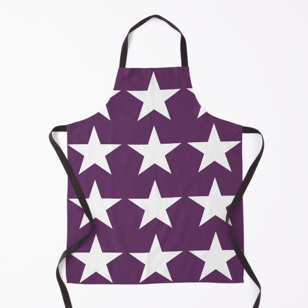 Item preview, Large WHITE and AUBERGINE PURPLE STARS  designed and sold by RachelMacht.
