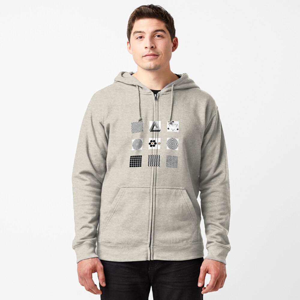 Item preview, Zipped Hoodie designed and sold by tiokvadrat.