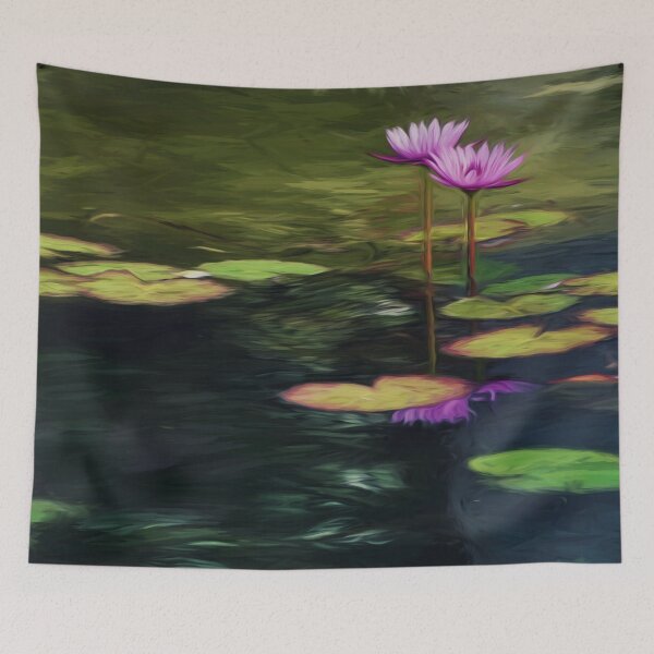 Item preview, lotus painted art designed and sold by cutecrazytshirt.