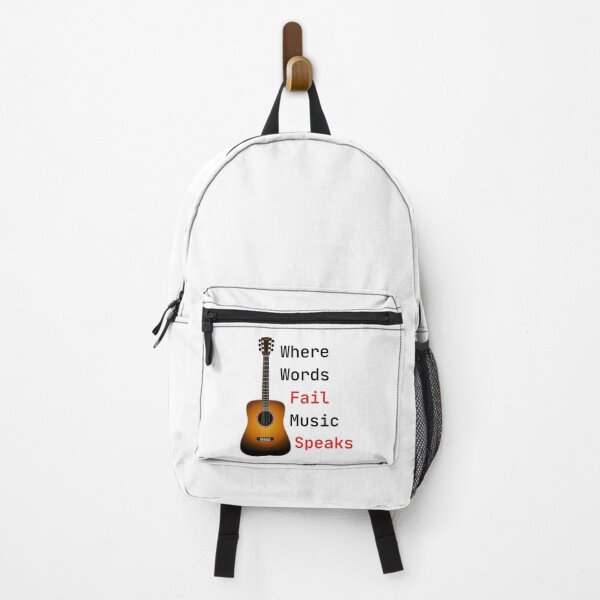 Item preview, Where Words Fail Music Speaks -  A perfect match for music lovers designed and sold by CRAZY-T.