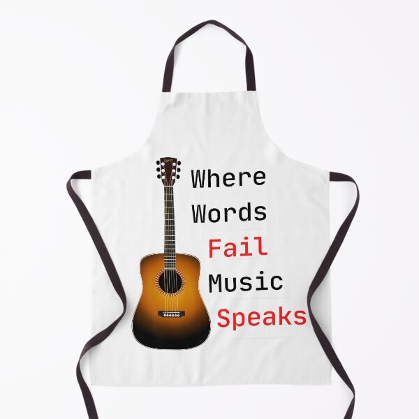 Item preview, Where Words Fail Music Speaks -  A perfect match for music lovers designed and sold by CRAZY-T.