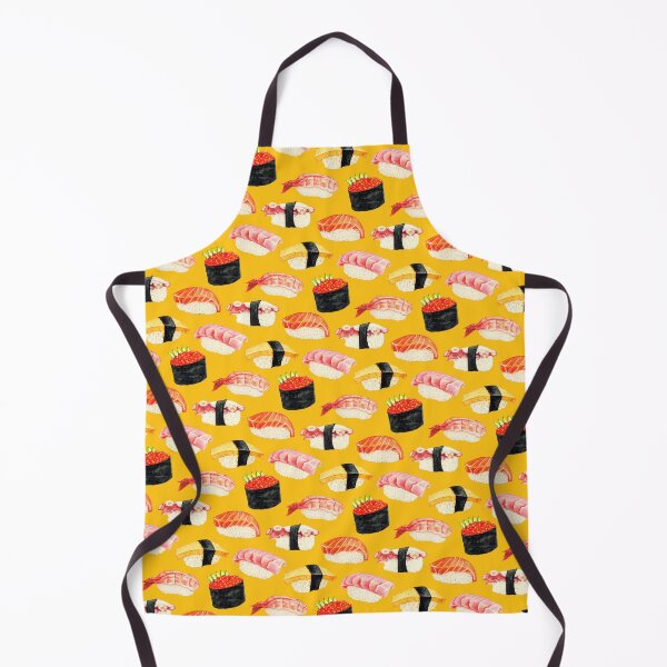 Item preview, Patrón Sushi Nigiri - Amarillo designed and sold by Kelly Gilleran.