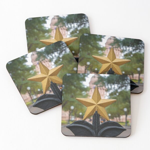 Item preview, Golden star in front of the Texas State Capitol Building in Austin, TX. designed and sold by SvetlanaSF.