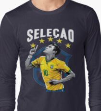 Neymar Brazil World Cup Shirt Long Sleeve T-Shirt