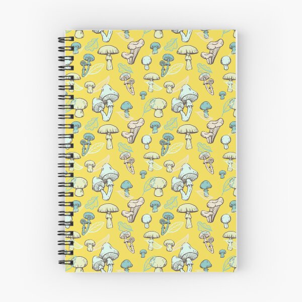 Item preview, Colorful Hand Drawn Mushroom Pattern Fungi Texture Illuminating Yellow designed and sold by SoccaTamam.