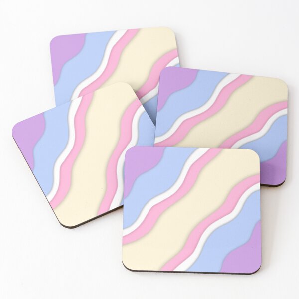 Item preview, Pastel color level abstract in sunset color  designed and sold by Min-tatin.