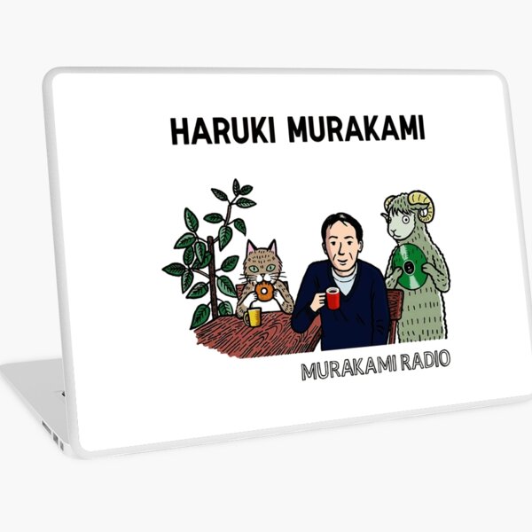 haruki murakami cartoon Vinilo para portátil