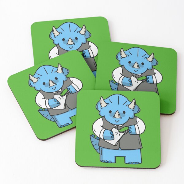 Item preview, Funny Office Worker Dinosaur Triceratops with Stapler designed and sold by SLAG-Creative.