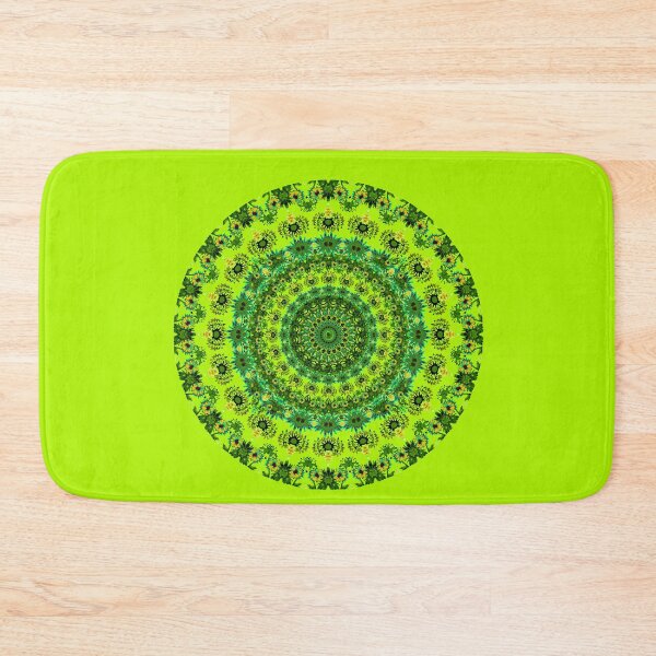 Item preview, Green Floral Mandala.  designed and sold by Eklectikos.