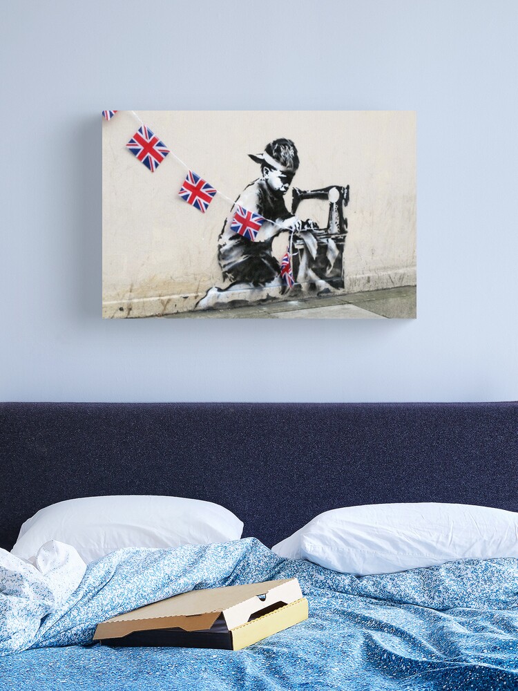 Tableau - Union Jack Kid (Banksy) - Declina