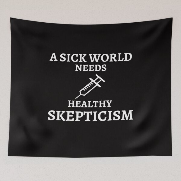 Item preview, Healthy Skepticism practical message designed and sold by TimelessTees4U.