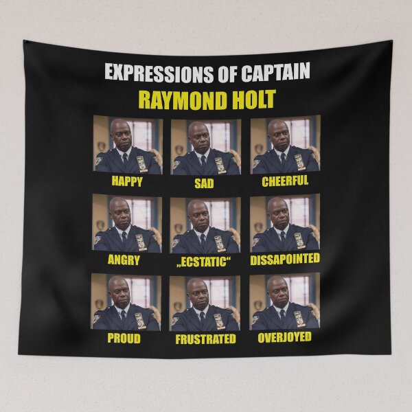 Item preview, Expressions of Raymond Holt - Brooklyn Nine Nine  designed and sold by DigitalDesgin.