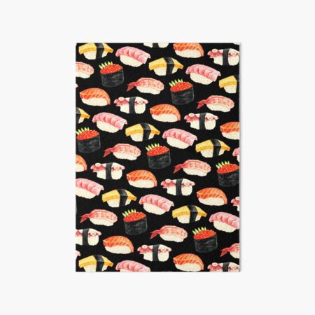 Item preview, Sushi Nigiri Pattern - Black designed and sold by Kelly  Gilleran.