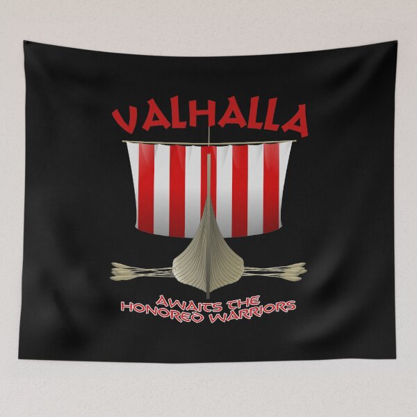 Item preview, Valhalla awaits the honored fallen warriors. designed and sold by angelisart.