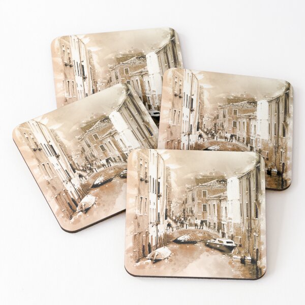 Item preview, Overview of Venice in watercolor style designed and sold by ritadilalla.