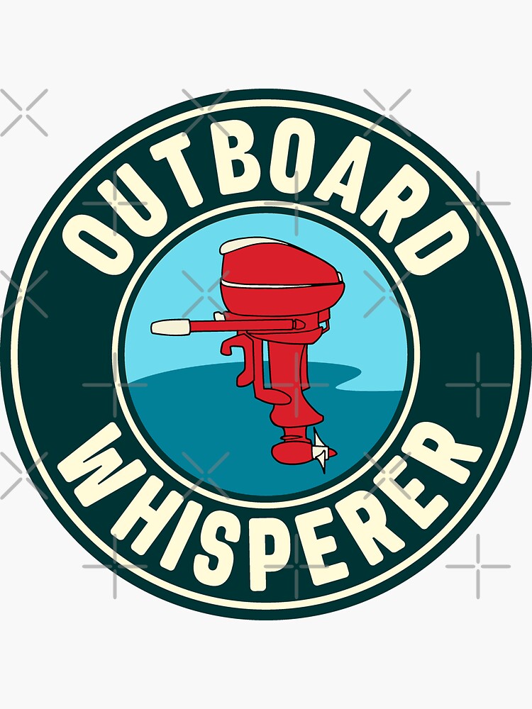 Vintage Evinrude Outboard Engines Kiss-Cut Stickers by Retro Boater Vintage Evinrude Outboard Engines Kiss-Cut Stickers by Retro Boater