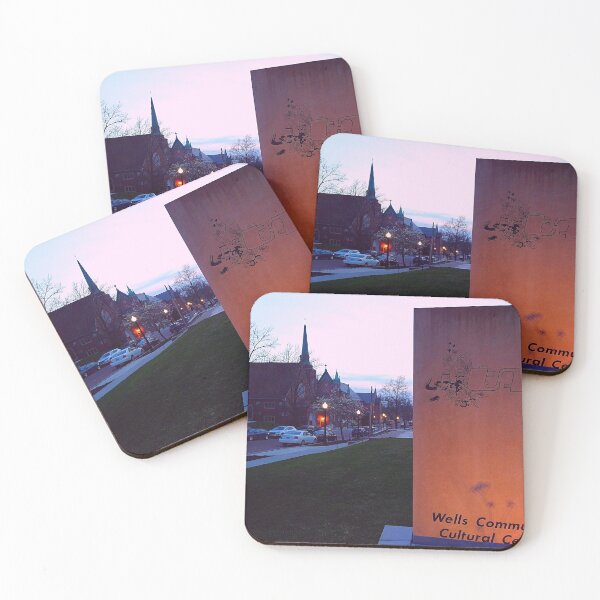 Item preview, Lit Sign at TAF and Churches In Lafayette, Indiana at Sunset designed and sold by Mothe3rd.