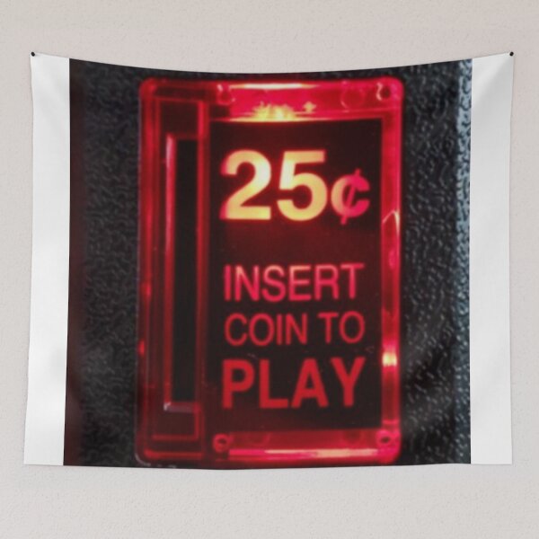 Item preview, 25 Cent Arcade Slot (Red color) designed and sold by gameshowfan2001.
