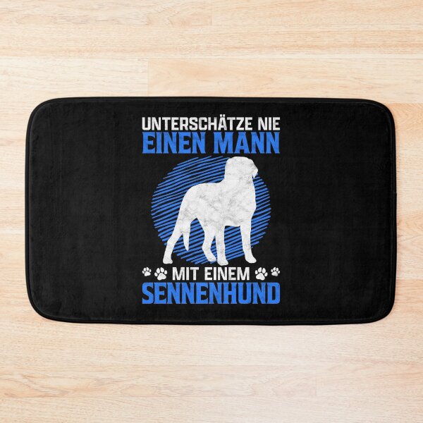 Item preview, Man with swiss mountain dog farmer dog saying designed and sold by madgrfx.