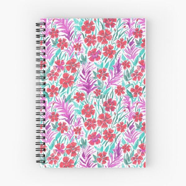 Item preview, Red carnations, hand-drawn pattern designed and sold by Irina Ivanova.