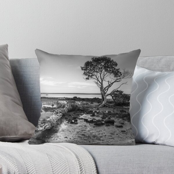 Item preview, Tenby Point - Mangrove Sunset Black and White designed and sold by BenCad.