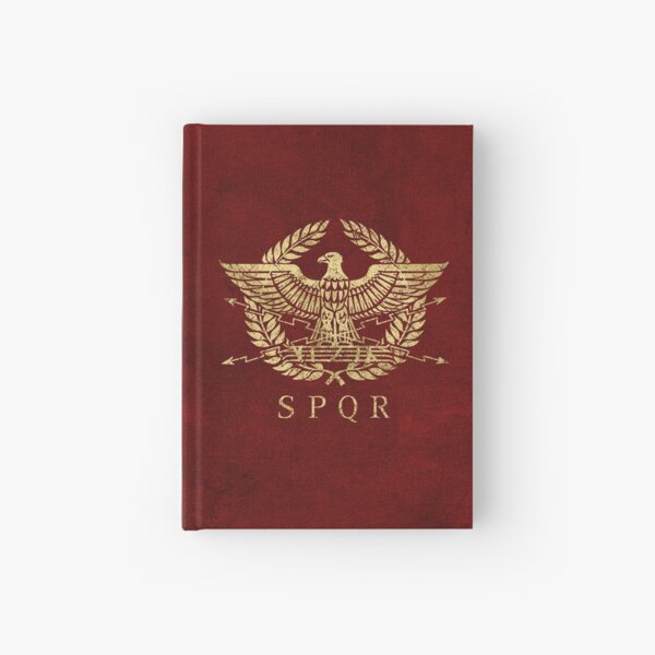 Roman Empire Emblem - Vintage Gold Hardcover Journal