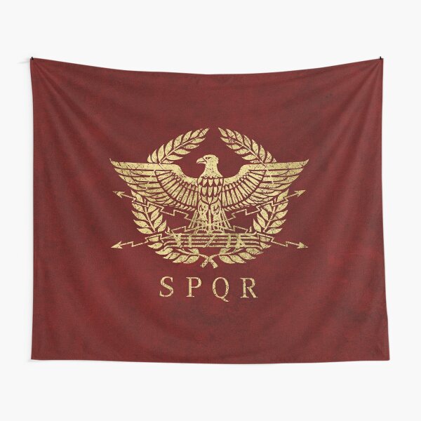 Roman Empire Emblem - Vintage Gold Tapestry