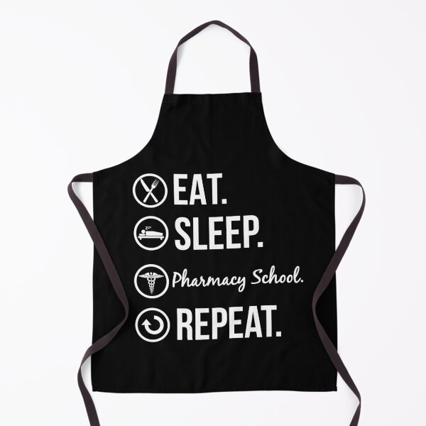 Item preview, Eat Sleep Pharmacy School Repeat designed and sold by Luna1Shop.