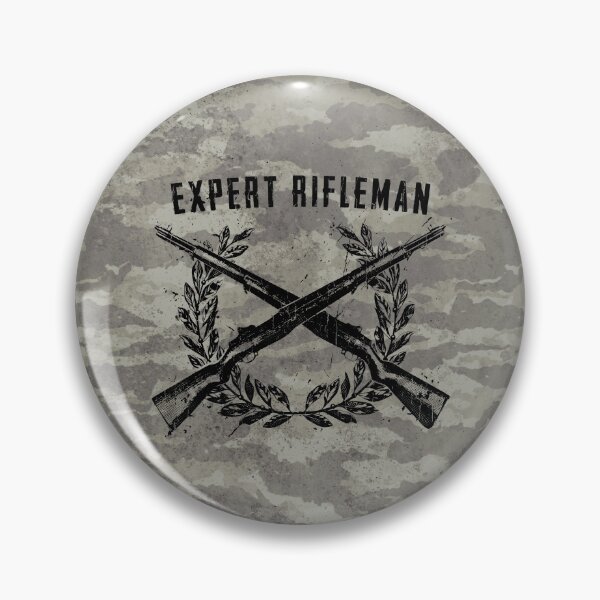 Item preview, Expert Rifleman Vintage Emblem designed and sold by Royal-Elite.