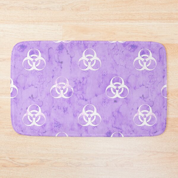 Item preview, Grungy Biohazard Lavender designed and sold by Paisley Yazel.