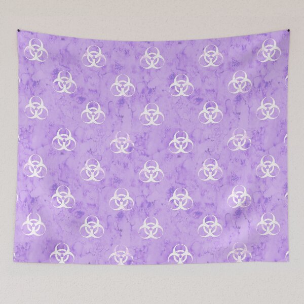 Item preview,  Grungy Biohazard Lavender designed and sold by Paisley Yazel.
