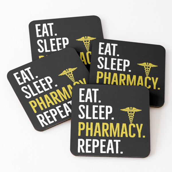 Item preview, Eat Sleep Pharmacy Repeat Pharmacist designed and sold by Luna1Shop.