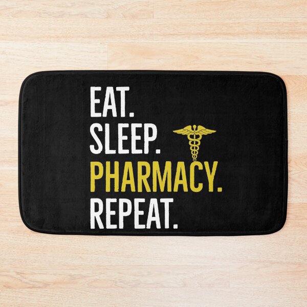 Item preview, Eat Sleep Pharmacy Repeat Pharmacist designed and sold by Luna1Shop.
