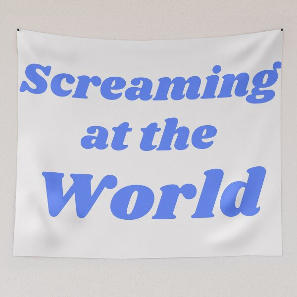 Item preview, Screaming at the world designed and sold by KeleCo.