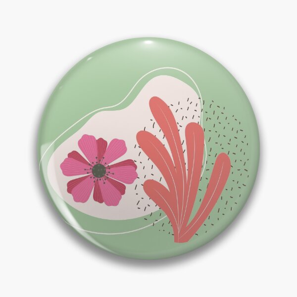 Artikelvorschau, Abstrakte minimalistische botanische rosa Sonnenblume blumig entworfen und verkauft von Zakrytos ★★★★★.