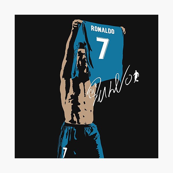 Cristiano Ronaldo Signed A4 A3 Framed Prints Autograph Juventus, Madrid,  Man U