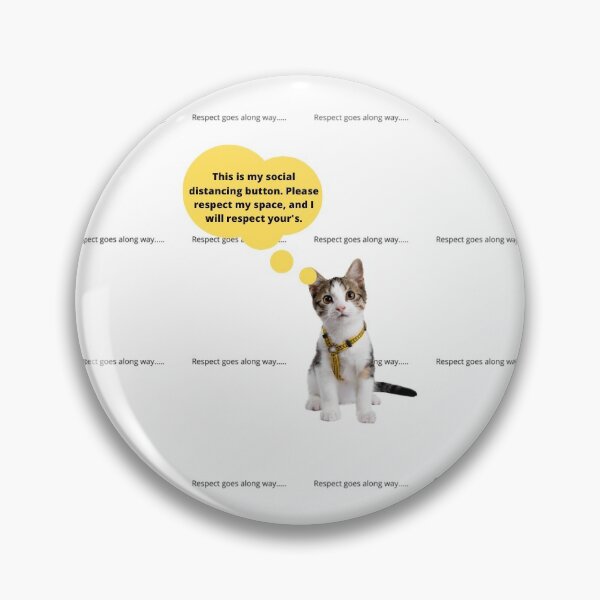 Item preview, CUTE KITTY SAYING (COVID 19) designed and sold by lovingtouch.