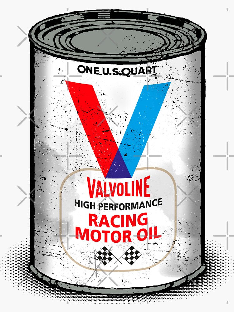 "Valvoline vintage motor oil cans" Sticker for Sale by Ploxd Redbubble