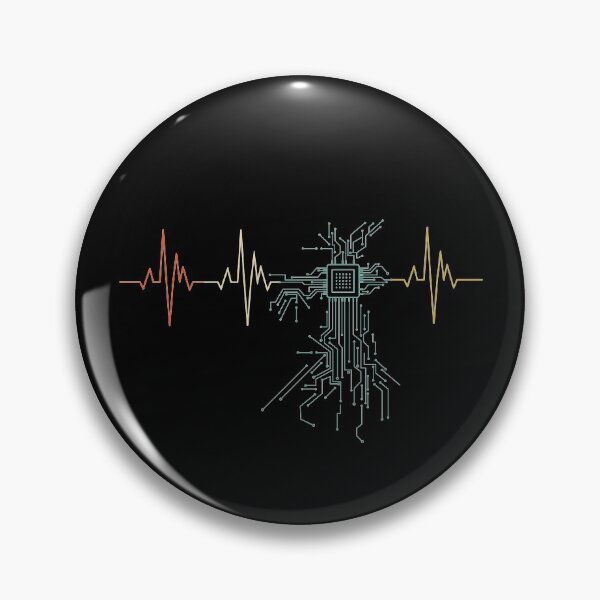 Item preview, CPU Heartbeat Retro Vintage designed and sold by RedQuality.