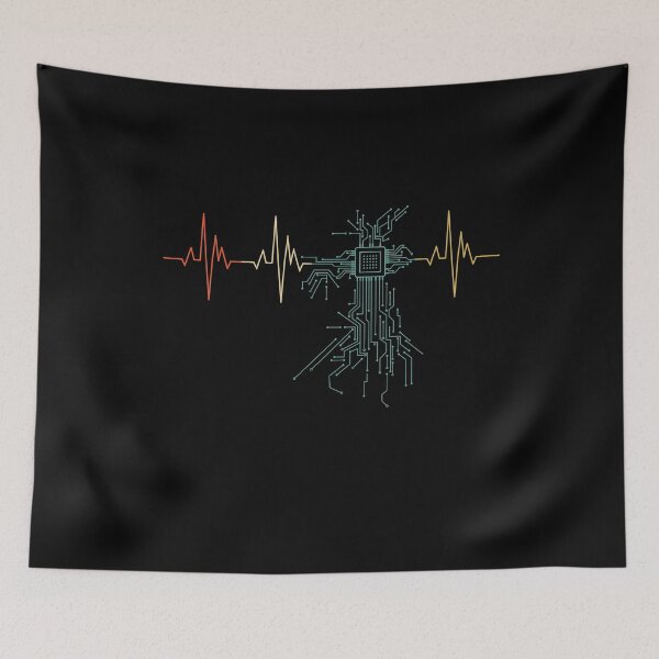 Item preview, CPU Heartbeat Retro Vintage designed and sold by RedQuality.