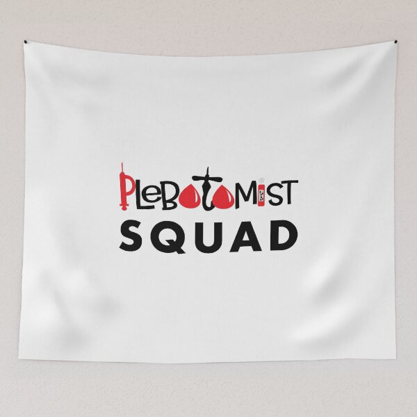 Item preview, Phlebotomist Squad Saying / Needle Blood Draw Phlebotomy design designed and sold by CreatedByHeidi.