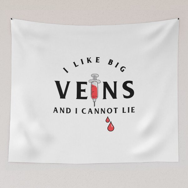 Item preview, Phlebotomist Saying / Funny Phlebotomy Big Veins Syringe design designed and sold by CreatedByHeidi.