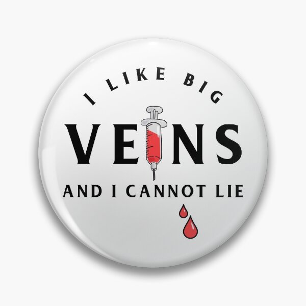 Item preview, Phlebotomist Saying / Funny Phlebotomy Big Veins Syringe design designed and sold by CreatedByHeidi.